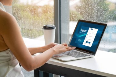 İnternet sitesinde mod form doldurmak için çevrimiçi kayıt formu