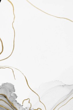 Marble ink abstract art from meticulous original painting abstract background . Painting was painted on high quality paper texture to create smooth marble background pattern of ombre alcohol ink .