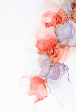 Marble ink abstract art from meticulous original painting abstract background . Painting was painted on high quality paper texture to create smooth marble background pattern of ombre alcohol ink .