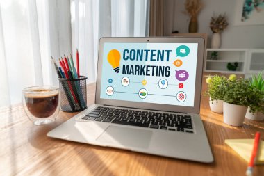 Mod çevrimiçi iş ve e-ticaret pazarlama stratejisi için içerik pazarlaması