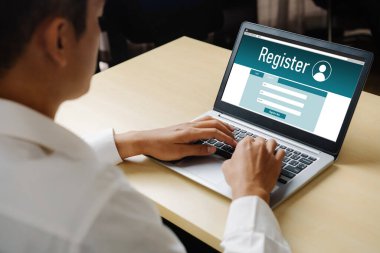 İnternet sitesinde mod form doldurmak için çevrimiçi kayıt formu