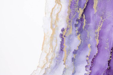 Marble ink abstract art from meticulous original painting abstract background . Painting was painted on high quality paper texture to create smooth marble background pattern of ombre alcohol ink .