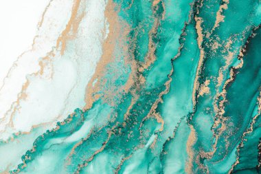 Marble ink abstract art from meticulous original painting abstract background . Painting was painted on high quality paper texture to create smooth marble background pattern of ombre alcohol ink .