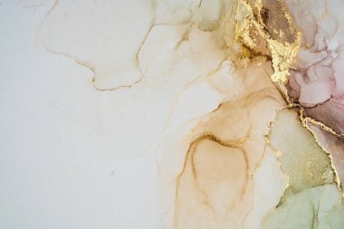 Mermer mürekkep soyut sanatının orijinal resmi. Örnek bir orjinal tablodan yüksek çözünürlüklü fotoğraf. Karargah kağıt dokusuna pürüzsüz mermer desen oluşturmak için soyut resim yapıldı.