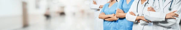 Equipo Personal Médico Confianza Con Médico Enfermero Las Profesiones Especializadas —  Fotos de Stock