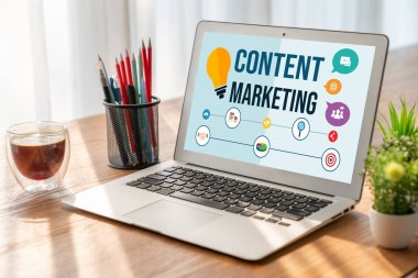 Mod çevrimiçi iş ve e-ticaret pazarlama stratejisi için içerik pazarlaması