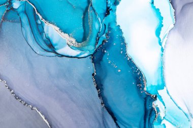 Marble ink abstract art from meticulous original painting abstract background . Painting was painted on high quality paper texture to create smooth marble background pattern of ombre alcohol ink .