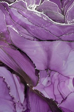 Mermer mürekkep soyut sanatının orijinal resmi. Örnek bir orjinal tablodan yüksek çözünürlüklü fotoğraf. Karargah kağıt dokusuna pürüzsüz mermer desen oluşturmak için soyut resim yapıldı.