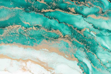 Marble ink abstract art from meticulous original painting abstract background . Painting was painted on high quality paper texture to create smooth marble background pattern of ombre alcohol ink .