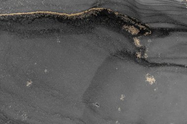 Mermer mürekkep soyut sanatının orijinal resmi. Örnek bir orjinal tablodan yüksek çözünürlüklü fotoğraf. Karargah kağıt dokusuna pürüzsüz mermer desen oluşturmak için soyut resim yapıldı.