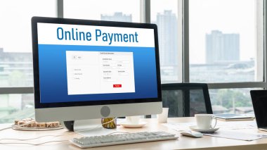 İnternet üzerinden modem para transferi için çevrimiçi ödeme platformu