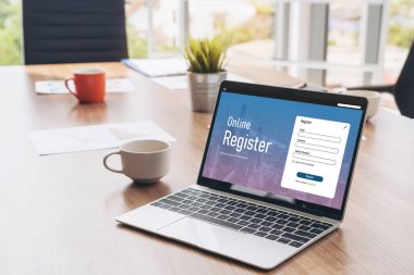 İnternet sitesinde mod form doldurmak için çevrimiçi kayıt formu
