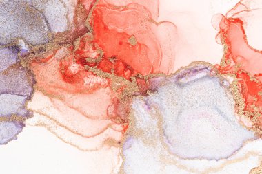 Marble ink abstract art from meticulous original painting abstract background . Painting was painted on high quality paper texture to create smooth marble background pattern of ombre alcohol ink .