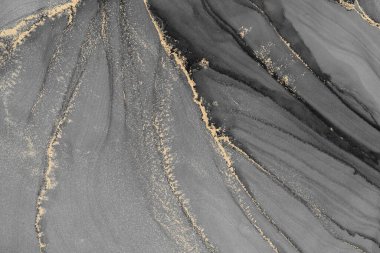 Mermer mürekkep soyut sanatının orijinal resmi. Örnek bir orjinal tablodan yüksek çözünürlüklü fotoğraf. Karargah kağıt dokusuna pürüzsüz mermer desen oluşturmak için soyut resim yapıldı.