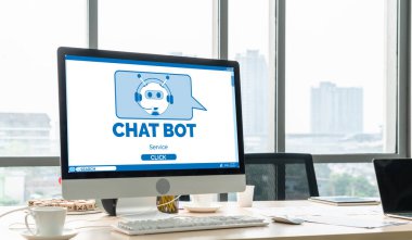 Müşteri sorularına otomatik olarak cevap veren mod çevrimiçi iş için Chatbot yazılım uygulaması