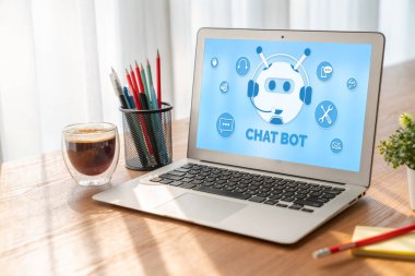 Müşteri sorularına otomatik olarak cevap veren mod çevrimiçi iş için Chatbot yazılım uygulaması