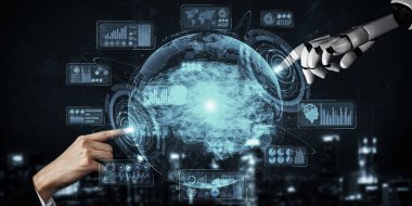Yaşayan insanların geleceği için robot ve sayborg gelişimi üzerine yapay zeka araştırması yapıyorum. Bilgisayar beyni için dijital veri madenciliği ve makine öğrenme teknolojisi tasarımı.