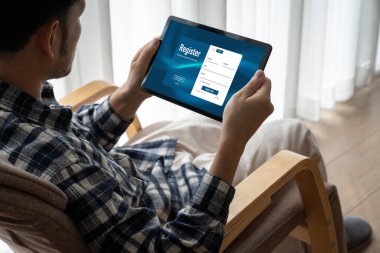 İnternet sitesinde mod form doldurmak için çevrimiçi kayıt formu