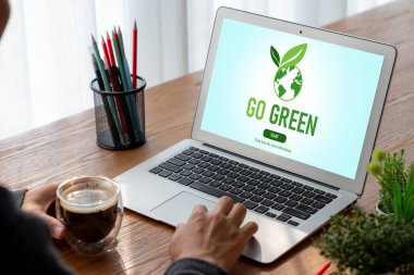 Model şirket işleri için yeşil iş dönüşümü yeşil pazarlama stratejisine teşekkür etmek için