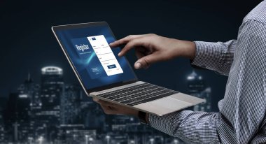 İnternet sitesinde mod form doldurmak için çevrimiçi kayıt formu