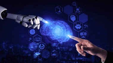 Yaşayan insanların geleceği için robot ve sayborg gelişimi üzerine yapay zeka araştırması yapıyorum. Bilgisayar beyni için dijital veri madenciliği ve makine öğrenme teknolojisi tasarımı.