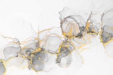 Marble ink abstract art from meticulous original painting abstract background . Painting was painted on high quality paper texture to create smooth marble background pattern of ombre alcohol ink .