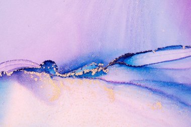 Mermer mürekkep soyut sanatının orijinal resmi. Örnek bir orjinal tablodan yüksek çözünürlüklü fotoğraf. Karargah kağıt dokusuna pürüzsüz mermer desen oluşturmak için soyut resim yapıldı.