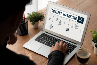 Mod çevrimiçi iş ve e-ticaret pazarlama stratejisi için içerik pazarlaması