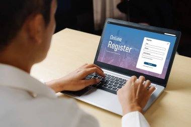 İnternet sitesinde mod form doldurmak için çevrimiçi kayıt formu