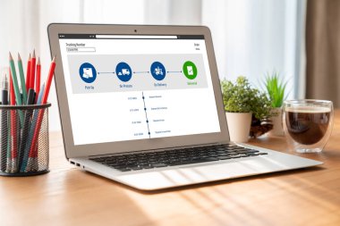Ürün nakliyesi ve teslimatı için e-ticaret ve mod çevrimiçi iş izleme sistemi