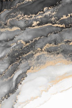 Marble ink abstract art from meticulous original painting abstract background . Painting was painted on high quality paper texture to create smooth marble background pattern of ombre alcohol ink .