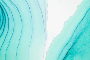 Mermer mürekkep soyut sanatının orijinal resmi. Örnek bir orjinal tablodan yüksek çözünürlüklü fotoğraf. Karargah kağıt dokusuna pürüzsüz mermer desen oluşturmak için soyut resim yapıldı.