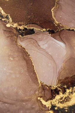 Mermer mürekkep soyut sanatının orijinal resmi. Örnek bir orjinal tablodan yüksek çözünürlüklü fotoğraf. Karargah kağıt dokusuna pürüzsüz mermer desen oluşturmak için soyut resim yapıldı.