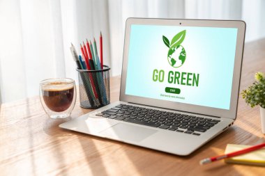 Model şirket işleri için yeşil iş dönüşümü yeşil pazarlama stratejisine teşekkür etmek için