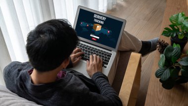 Ürün nakliyesi ve teslimatı için e-ticaret ve mod çevrimiçi iş izleme sistemi