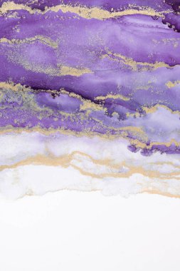 Marble ink abstract art from meticulous original painting abstract background . Painting was painted on high quality paper texture to create smooth marble background pattern of ombre alcohol ink .