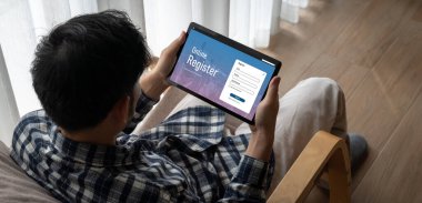 İnternet sitesinde mod form doldurmak için çevrimiçi kayıt formu