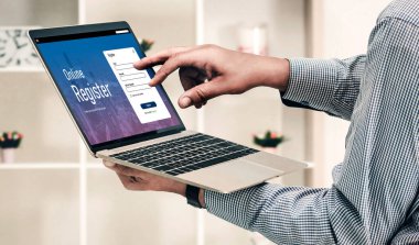 İnternet sitesinde mod form doldurmak için çevrimiçi kayıt formu