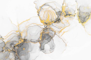 Marble ink abstract art from meticulous original painting abstract background . Painting was painted on high quality paper texture to create smooth marble background pattern of ombre alcohol ink .