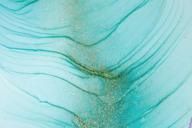 Mermer mürekkep soyut sanatının orijinal resmi. Örnek bir orjinal tablodan yüksek çözünürlüklü fotoğraf. Karargah kağıt dokusuna pürüzsüz mermer desen oluşturmak için soyut resim yapıldı.