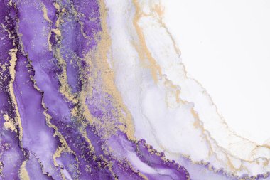 Marble ink abstract art from meticulous original painting abstract background . Painting was painted on high quality paper texture to create smooth marble background pattern of ombre alcohol ink .