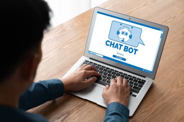 Müşteri sorularına otomatik olarak cevap veren mod çevrimiçi iş için Chatbot yazılım uygulaması