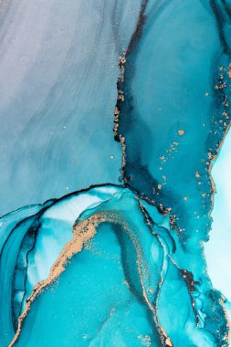 Marble ink abstract art from meticulous original painting abstract background . Painting was painted on high quality paper texture to create smooth marble background pattern of ombre alcohol ink .