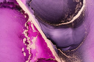 Mermer mürekkep soyut sanatının orijinal resmi. Örnek bir orjinal tablodan yüksek çözünürlüklü fotoğraf. Karargah kağıt dokusuna pürüzsüz mermer desen oluşturmak için soyut resim yapıldı.