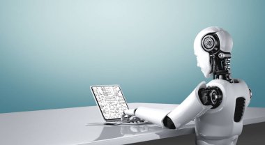 Bilgisayar ekranında bilim ve eğitim kavramını gösteren matematiksel denklemler ve modem formülü