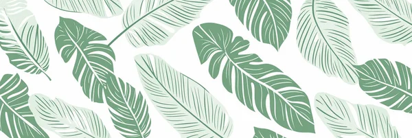 Πολυτελές Πράσινο Και Φύση Λευκό Διάνυσμα Φόντο Floral Μοτίβο Πράσινο — Διανυσματικό Αρχείο
