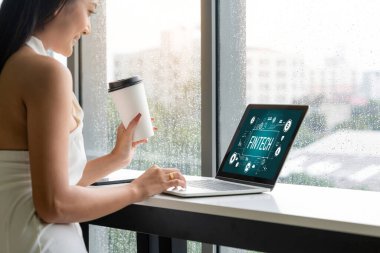 Pazarlama stratejisini analiz etmek için kullanılan Fintech finansal teknoloji yazılımı