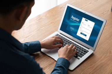 İnternet sitesinde mod form doldurmak için çevrimiçi kayıt formu