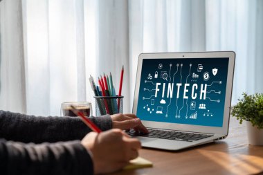 Pazarlama stratejisini analiz etmek için kullanılan Fintech finansal teknoloji yazılımı