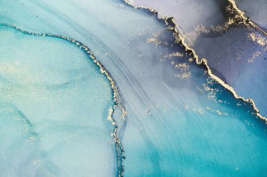 Mermer mürekkep soyut sanatının orijinal resmi. Örnek bir orjinal tablodan yüksek çözünürlüklü fotoğraf. Karargah kağıt dokusuna pürüzsüz mermer desen oluşturmak için soyut resim yapıldı.